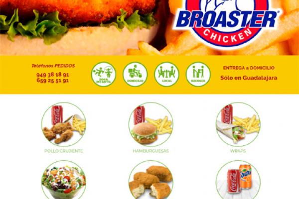 Página Web Fresh Tasty Chicken - Broaster